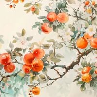 Plakat 60x60cm Persymony