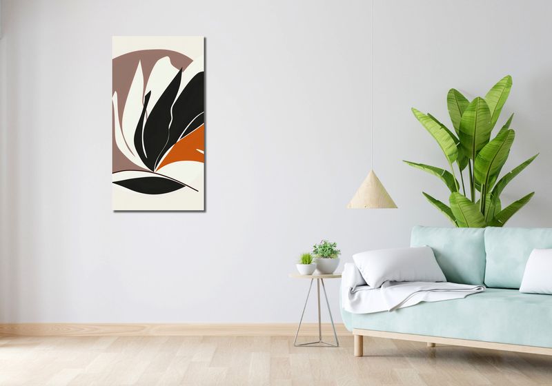Obraz 50x100cm Elegancja Roślinna zdjęcie 2