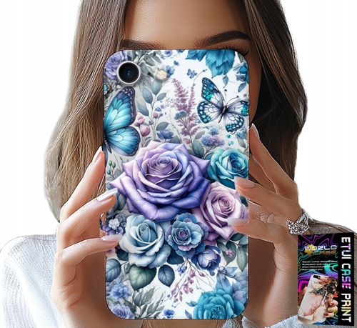 ETUI DO IPHONE SE / SE2 - KWIECISTE WZORY RÓŻEKWIATKI CASE + SZKŁO na Arena.pl