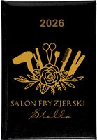 Kalendarz A5 2026 tygodniowy KSIĄŻKOWY FIRMOWY SALON FRYZJERSKI TWÓJ NAPIS