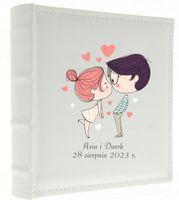 DUŻY Album Ślubny na Prezent z Nadrukiem 500 zdjęć