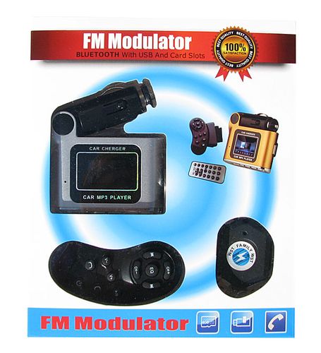 TRANSMITER FM USB BLUETOOTH 2 PILOTY KIEROWNICĘ A9 na Arena.pl