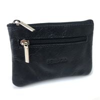 etui na klucze ze skóry naturalnej bellugio - czarne