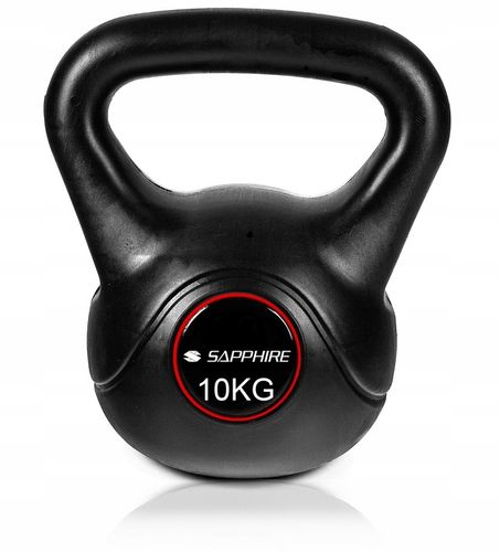 Hantel KETTLEBELL Sapphire 10KG kula ODWAŻNIK kettle HANTLA do ćwiczeń na Arena.pl