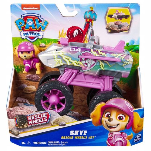 PSI PATROL SKYE RESCUE WHEELS POJAZD ODRZUTOWIEC + FIGURKA na Arena.pl