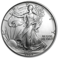 Amerykański Orzeł 1 uncja Srebra 1992