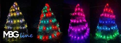 Lampki Choinkowe LED WIFI Świąteczne SMART taśma TUYA 20m 200szt MULTIKOLOR na Arena.pl