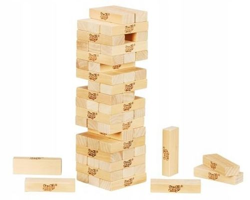 Gra zręcznościowa Jenga Classic Hasbro A2120 na Arena.pl