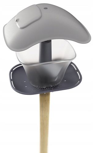 KARMNIK dla PTAKÓW zimujących Domek z Daszkiem Birdyfeed Square ANTRACYT na Arena.pl