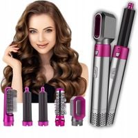 SZCZOTKO SUSZARKA DO WŁOSÓW PROSTOWNICA LOKÓWKA SZCZOTKA WIELOFUNKCYJNA 5W1