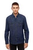 WRANGLER DENIM SHIRT DARK INDIGO W5M12AX1E M