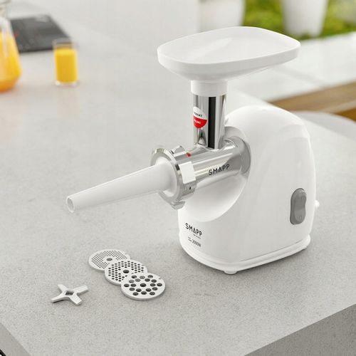 MASZYNKA DO MIELENIA MIĘSA SMAPP 489.8 BIAŁA 2000W wydajna i trwała na Arena.pl