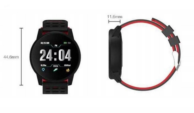 Smart Band 119s czarno-czerwony zdjęcie 3