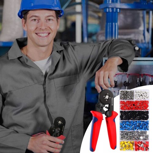 ZACISKARKA DO KONEKTORÓW DO TULEJEK PRASA PRASKA SZCZYPCE + 1200 TULEJEK na Arena.pl