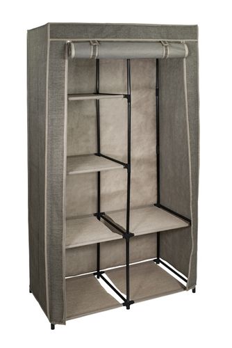 Szafa tekstylna składana z półkami szafka materiałowa na Arena.pl