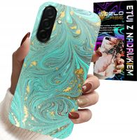 ETUI DO SAMSUNG GALAXY A26 5G - MARMURKOWE WZORY + SZKŁO HARTOWANE