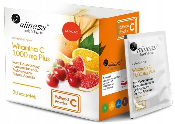 Aliness WITAMINA C Plus ACEROLA RUTYNA saszetki zdjęcie 1