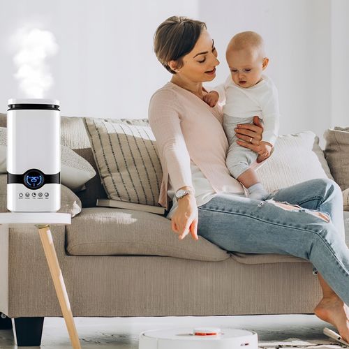 NAWILŻACZ POWIETRZA JONIZATOR AROMATERAPIA 3w1 DOTYKOWY WYŚWIETLACZ + PILOT na Arena.pl