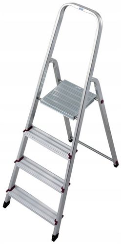 Drabina aluminiowa domowa Krause Corda 4 stopniowa na Arena.pl