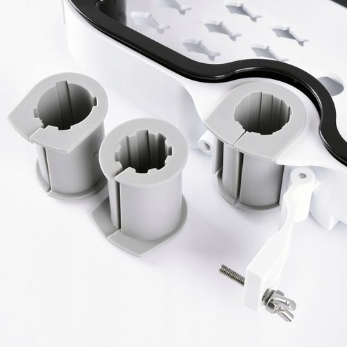 PÓŁKA ŁAZIENKOWA MOCOWANA NA DRĄŻEK PRYSZNICOWY POD PRYSZNIC WISZĄCA na Arena.pl