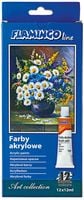 ND39_410542 FARBY AKRYL 12KOL 12ML FLAMINGO 35992