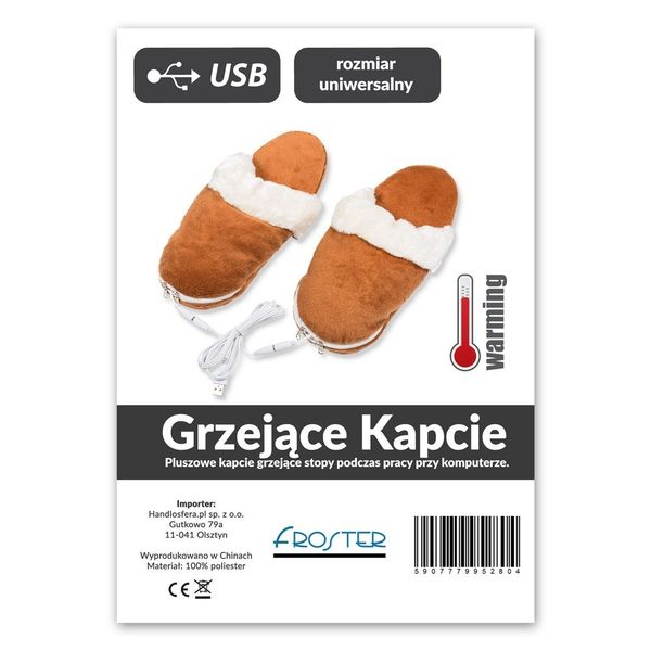 Grzejące Kapcie na USB zdjęcie 3