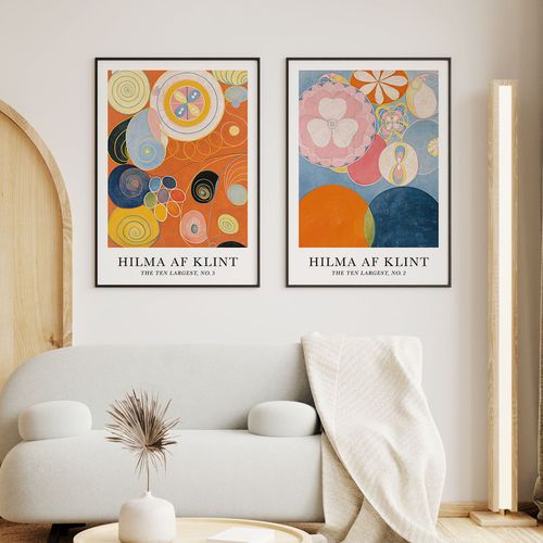 Zestaw dwóch plakatów hilma af klint 70x100 cm na Arena.pl