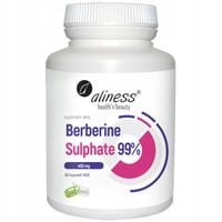 ALINESS BERBERINE SULPHATE 98% 400mg 60 caps. VEGE