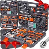 ZESTAW KLUCZY NARZĘDZI KLUCZE NASADOWE 168EL WALIZKA NARZĘDZIOWA na PREZENT