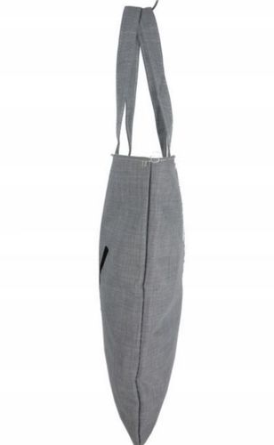 TOREBKA TORBA szara materiałowa Z zabawnym napisem ,TOWAR SPOD LADY'' na Arena.pl