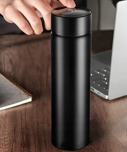 KUBEK TERMICZNY TERMOS NA KAWĘ HERBATĘ DO SAMOCHODU Z WYŚWIETLACZEM 500 ml na Arena.pl