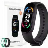Pedometr Smartband 9 | Kroki | Puls | Kalorie | Sportowy Zegarek Na