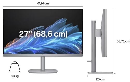 AiO HP OmniStudio X 27 4K UHD IPS Intel Core Ultra 7 155H 16-rdzeni 32GB DDR5 1TB SSD NVMe Windows 11 + klawiatura i mysz na Arena.pl