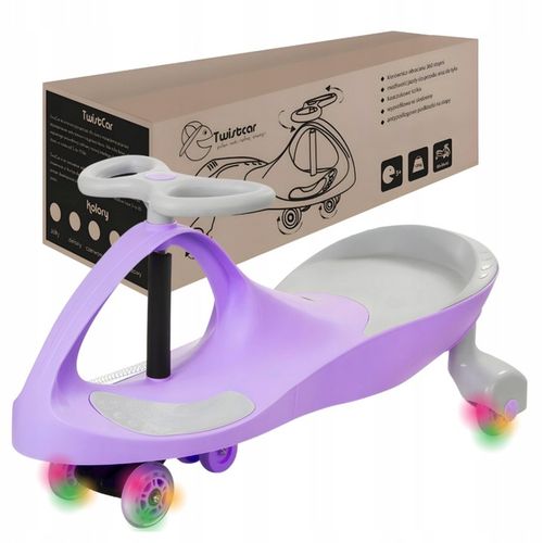 Jeździk Grawitacyjny Twistcar Dla Dzieci Świecące Kółka Kauczukowe LED na Arena.pl