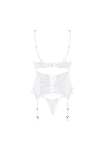 gorset koronkowy i stringi obsessive amor blanco biały s/m na Arena.pl