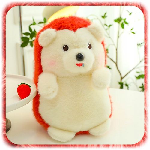 MASKOTKA JEŻ Pluszowy PLUSZAK JEŻYK w Jabłku Poduszka DOMKU dla dzieci 30cm na Arena.pl