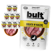 MOKRA KARMA DLA PSA BULT SASZETKA MIELONKA BOGATA W KACZKĘ ZESTAW 10x100G