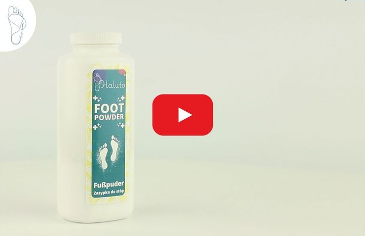 Talk puder do stóp i obuwia na nadmierną potliwość zestaw 3 szt. HALUTO zdjęcie 8