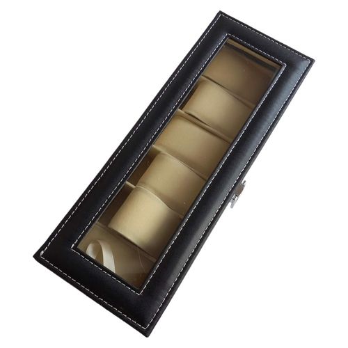 Pudełko etui na zegarki 6 komorowe skóra PU na Arena.pl