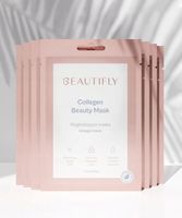 Maseczki do twarzy Beautifly Collagen Beauty Mask 8 szt. naturalny kolagen