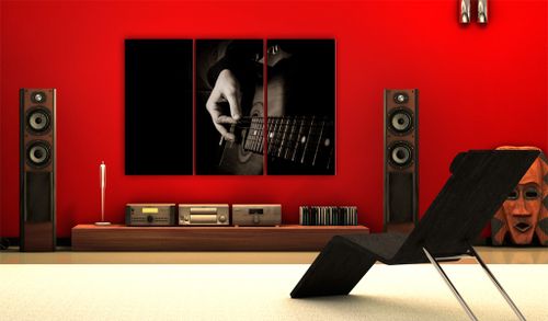 Obraz - Gitarzysta Rozmiar - 120x80 na Arena.pl