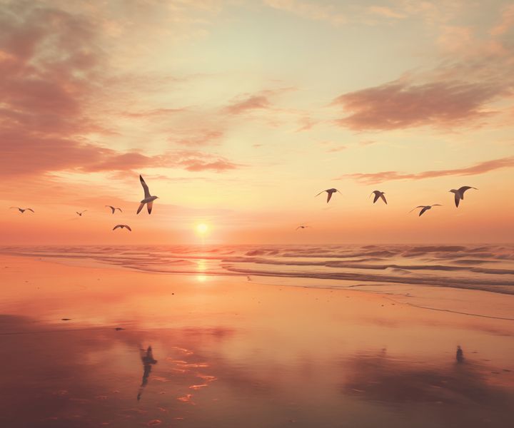 Plakat 60x50cm Spokojna Przystań zdjęcie 1