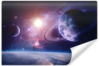 Fototapeta Ścienna PLANETY Kosmos Wszechświat Gwiazdy 3D 450cm x 300cm