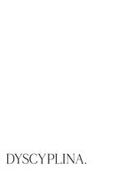 Plakat 40x60cm Z Napisami Nowoczesny Cytat Dyscyplina