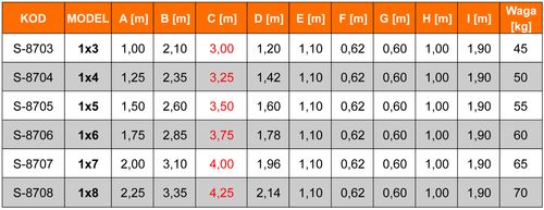 Drabina magazynowa podest jezdny HIGHER 87PRO 8708 8 stopni + podest na Arena.pl