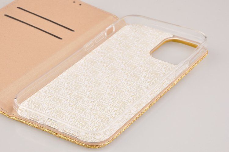 Etui Shining Book do Apple iPhone 12 / 12 Pro złoty zdjęcie 4