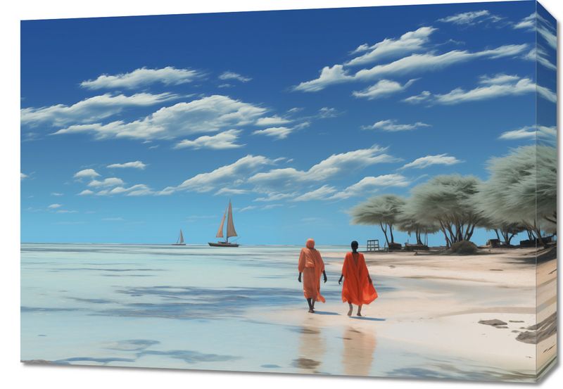 Obraz 70x50cm Spokój w Piaskach zdjęcie 1