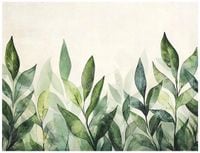 FOTOTAPETA LIŚCIE ZIELONE NATURA FLIZELINA SYPIALNIA SALON TAPETA 350x250