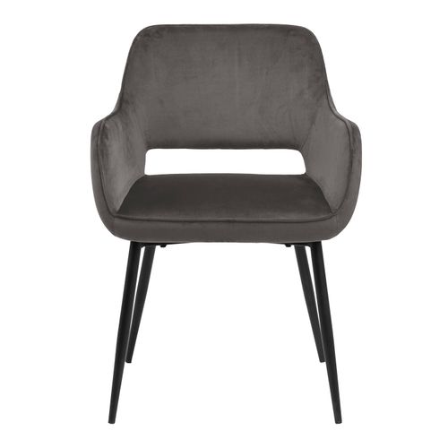 Krzesło Ranja Dark grey tapicerowane na Arena.pl