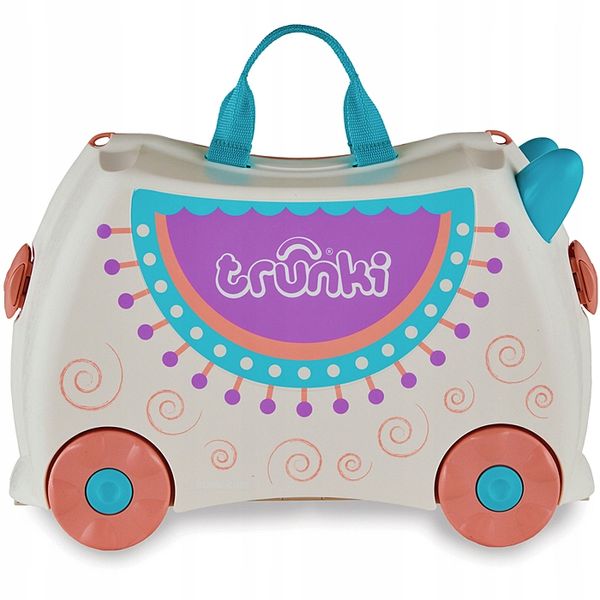 WALIZKA TRUNKI JEŻDŻĄCA WALIZECZKA - LAMA LOLA zdjęcie 2